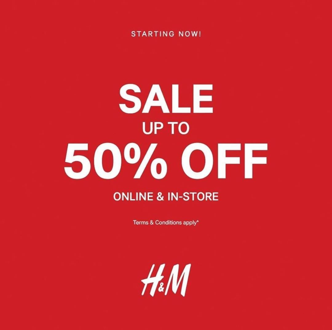 Promo H&M Diskon Hingga 50%