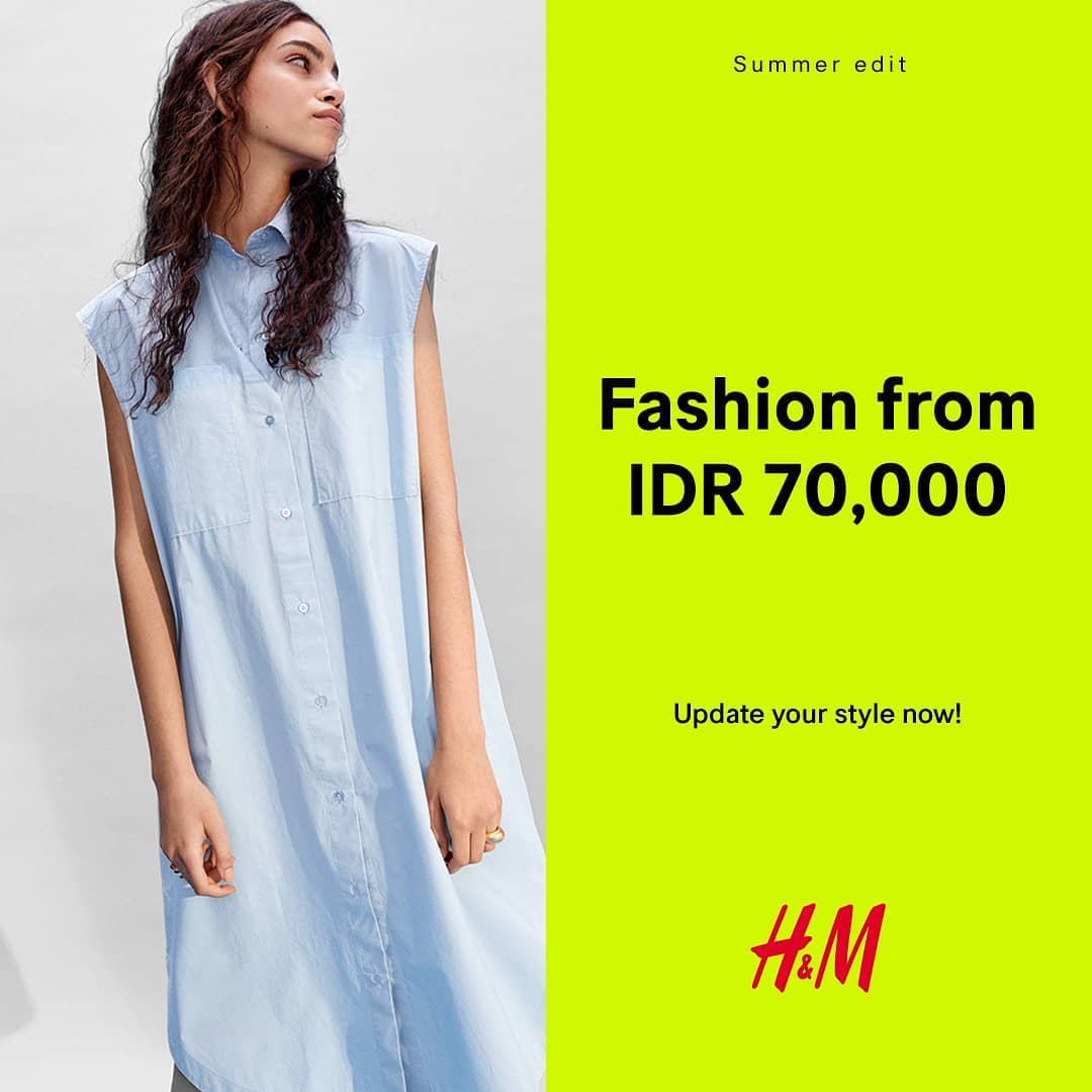 Promo H&M Harga Spesial Mulai Rp70.000