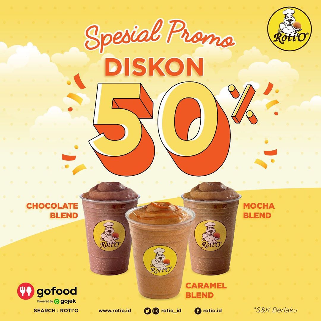 Promo Roti'O Spesial di GoFood