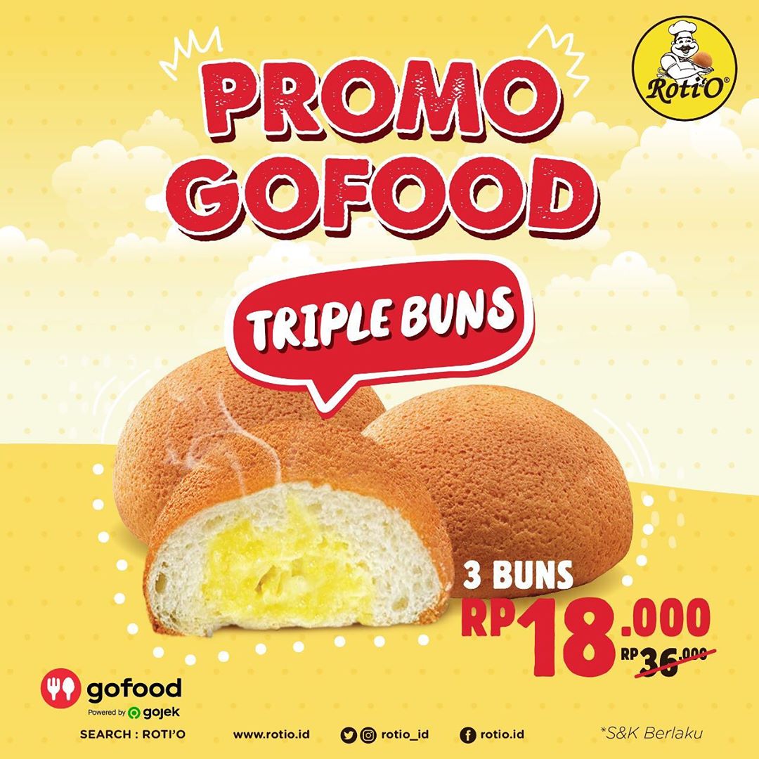 Promo Roti'O Spesial di GoFood
