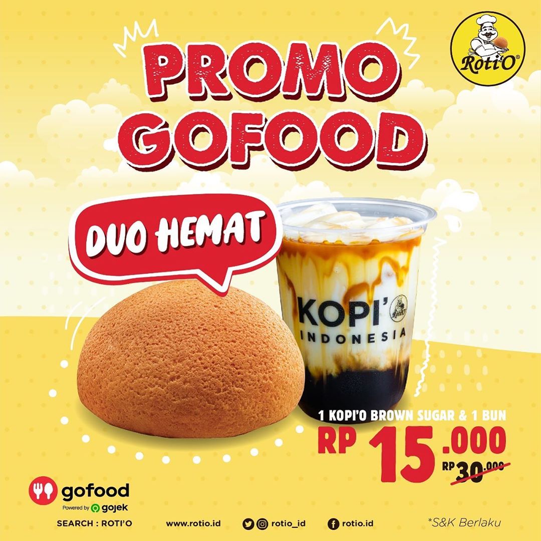 Promo Roti'O Spesial di GoFood
