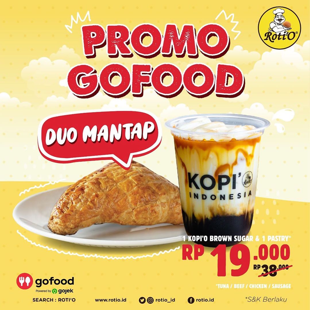 Promo Roti'O Spesial di GoFood