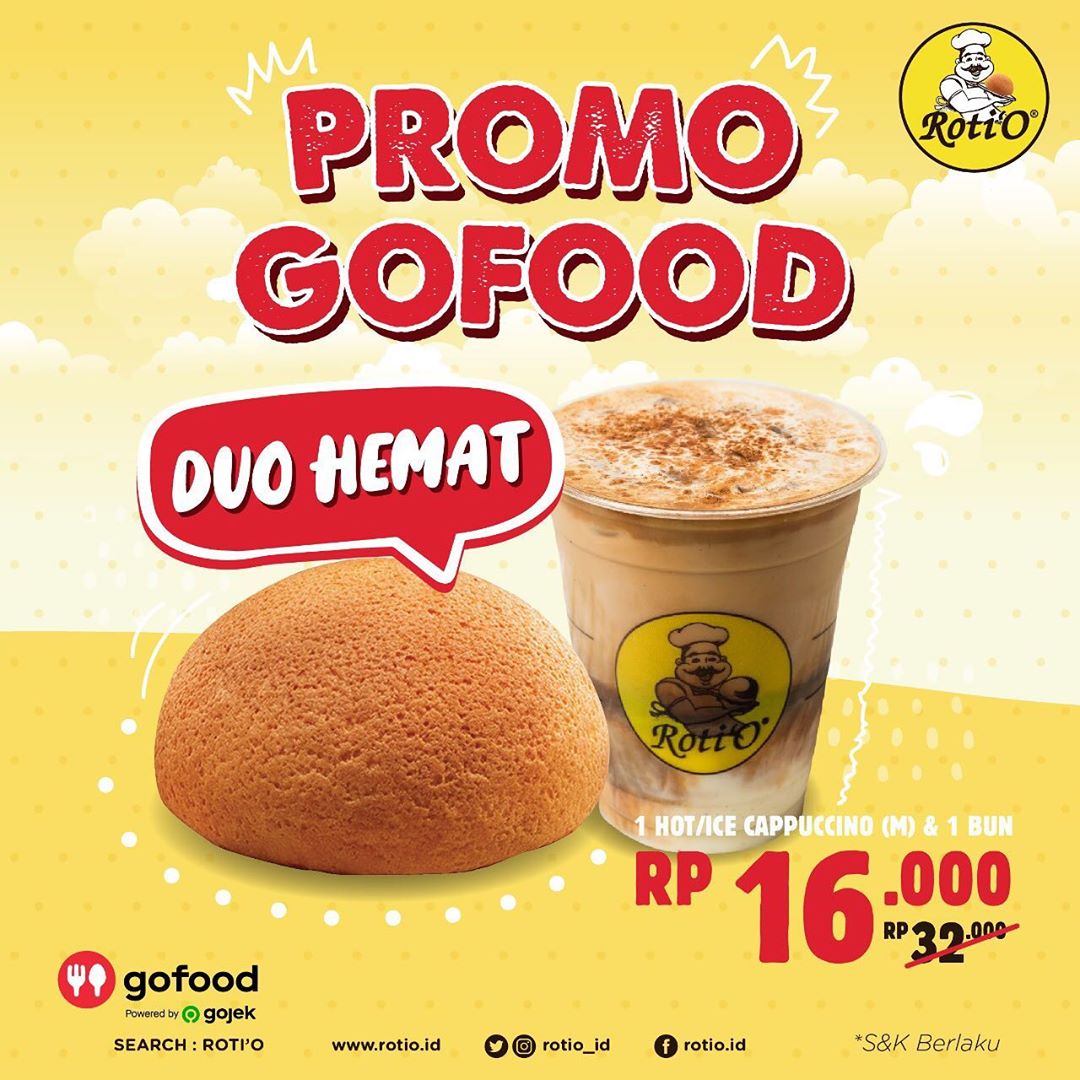 Promo Roti'O Spesial di GoFood