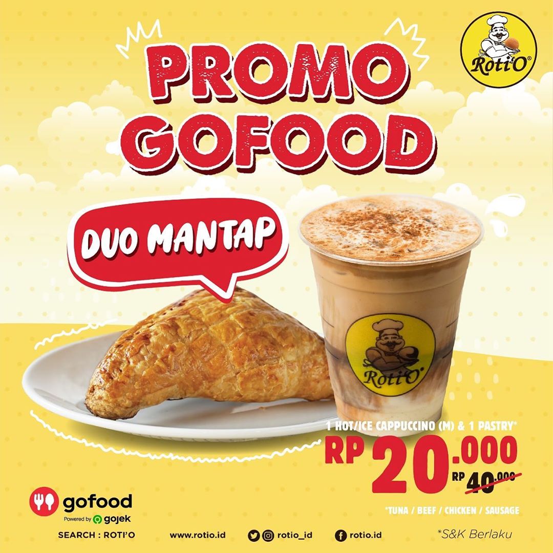 Promo Roti'O Spesial di GoFood