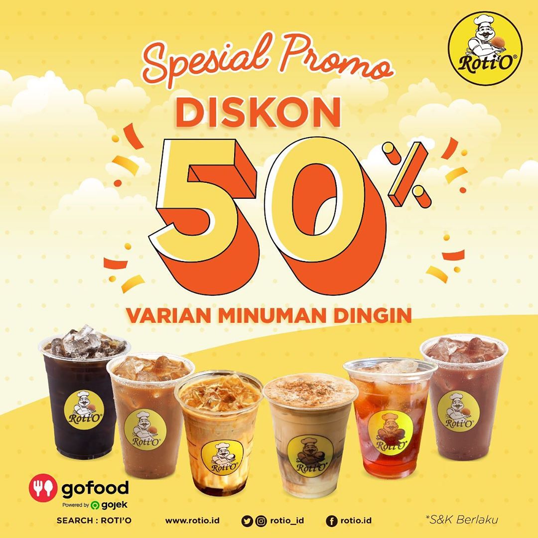 Promo Roti'O Spesial di GoFood