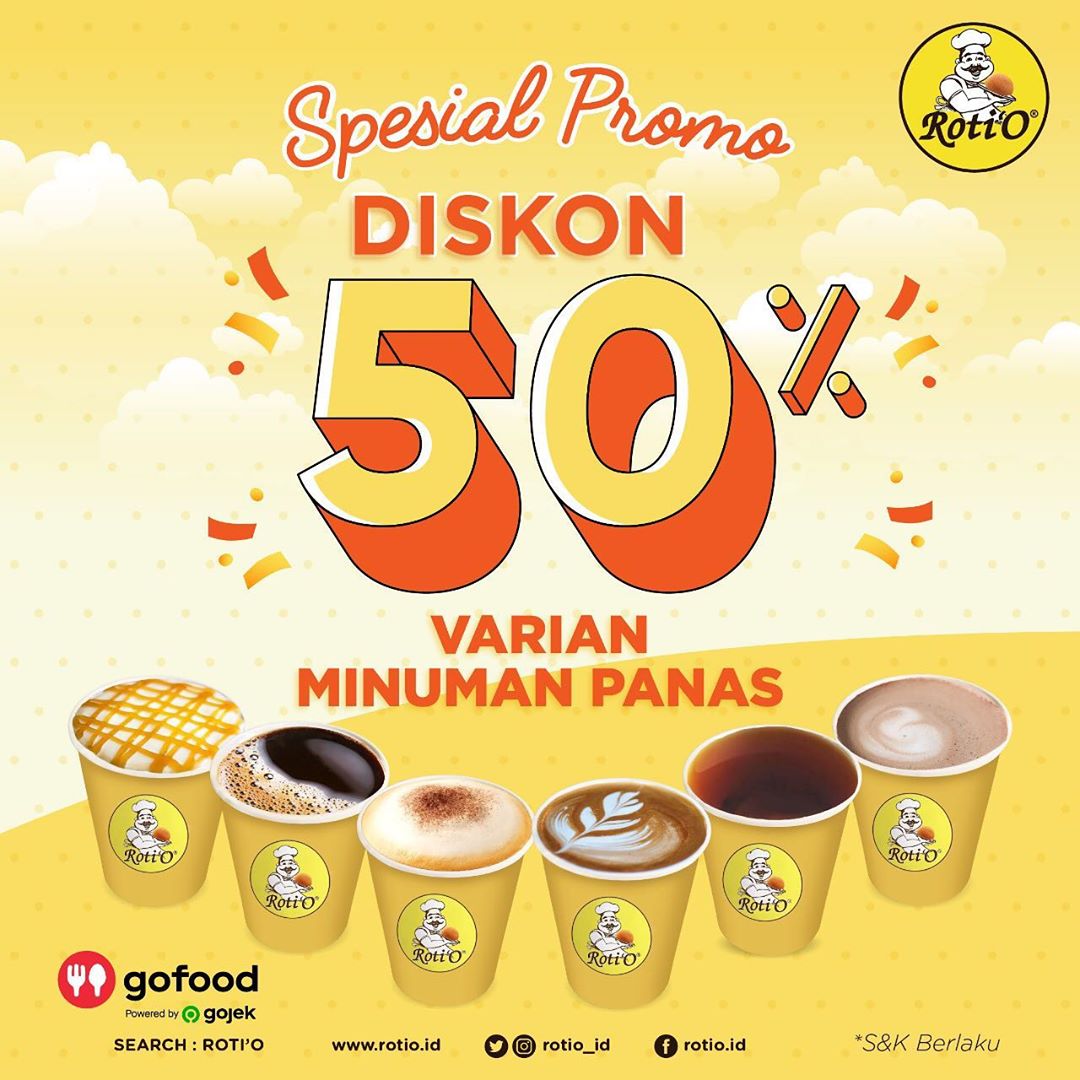 Promo Roti'O Spesial di GoFood