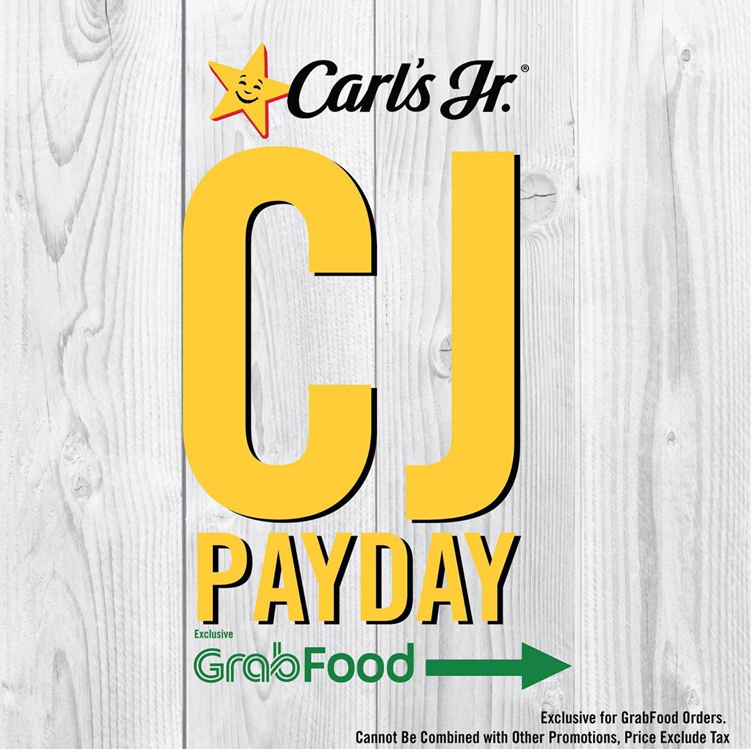 Promo Carl's Jr Harga Spesial Rp71.818 di GrabFood