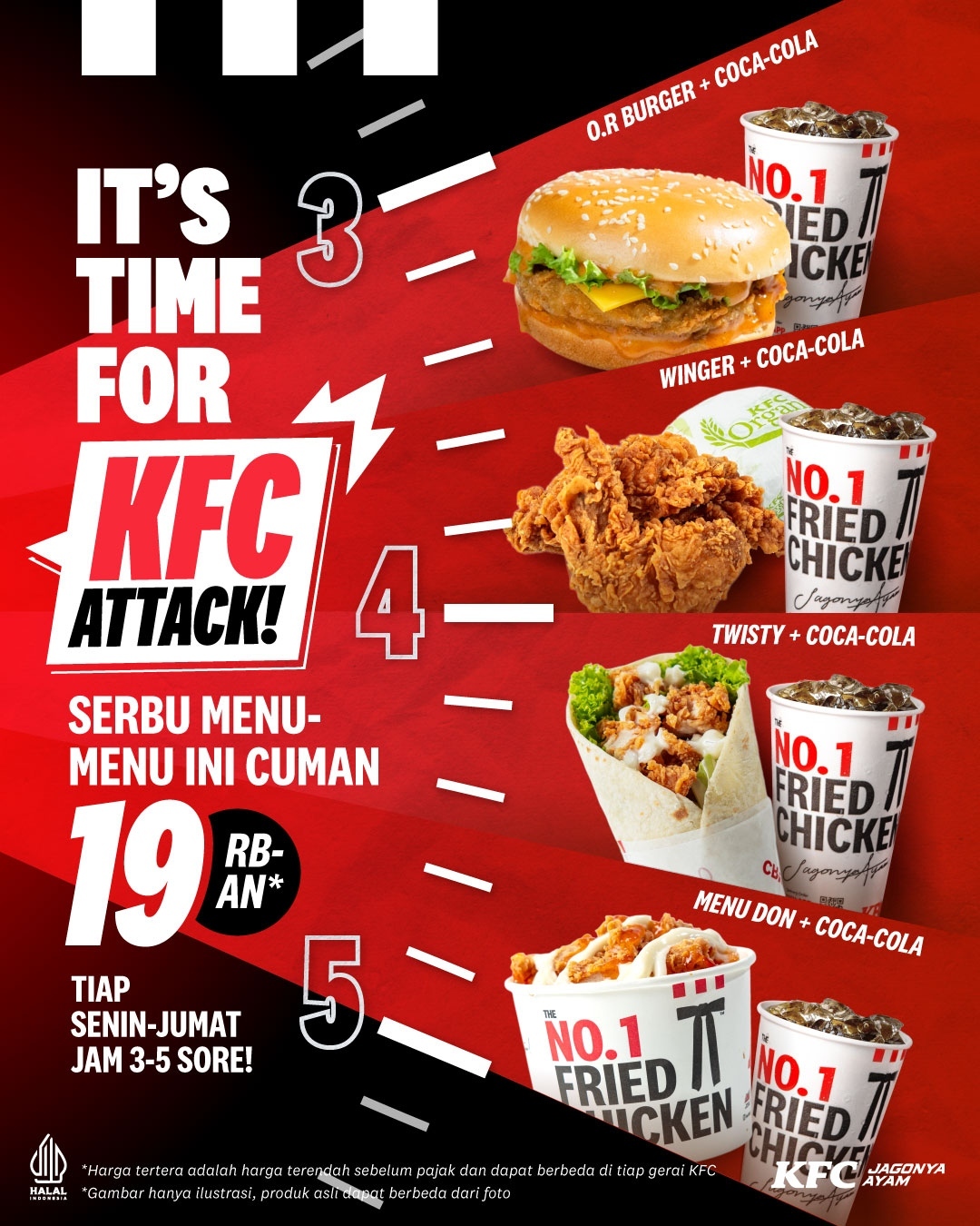 Promo KFC Attack Mulai Rp19.000an
