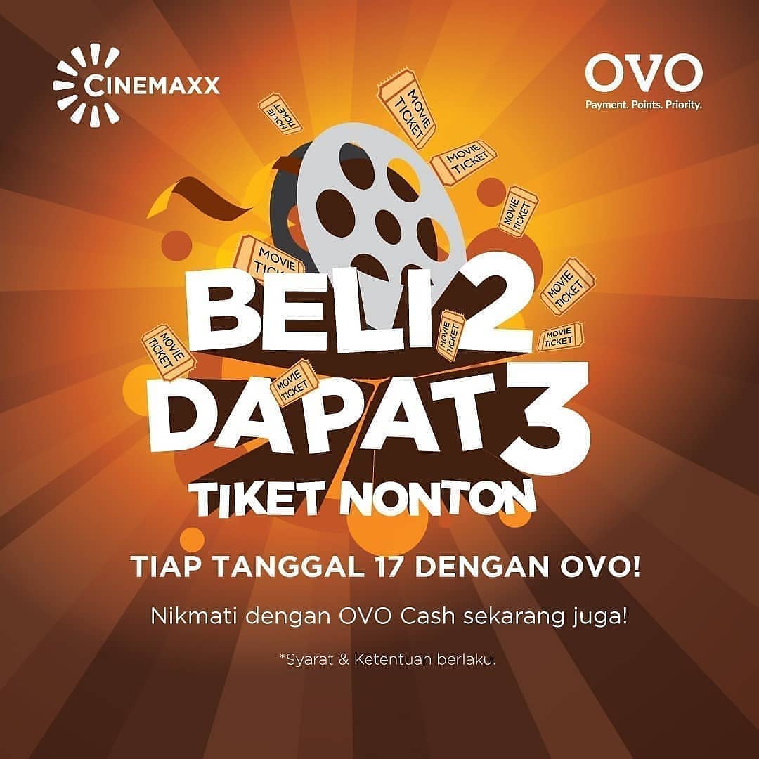 Proo Cinemaxx Beli 2 Dapat 3 dengan OVO
