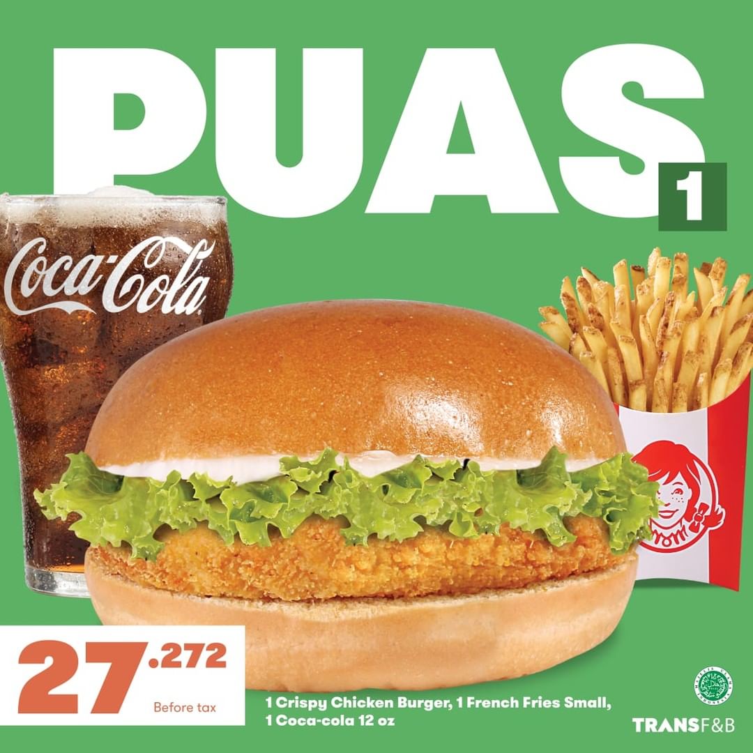 Promo Wendy's Paket Puas Mulai Rp22.727