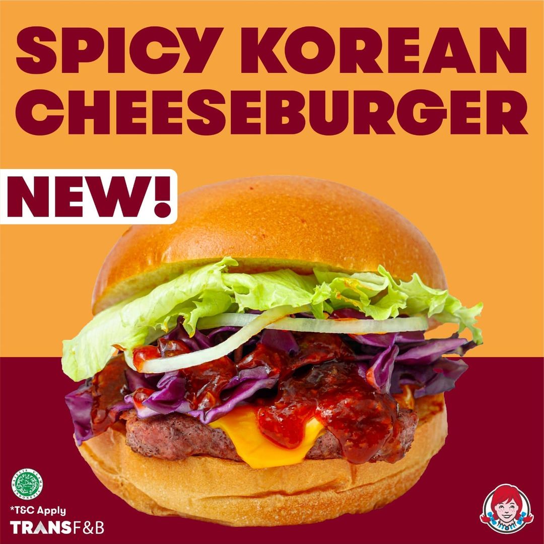 Promo Wendy's Spicy Korean Mulai Rp27.273